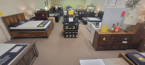 Bedroom furniture, bed frames, nightstands, chests, dressers, mirrors and mattresses